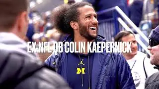 Colin Kaepernick PUTS ON A SHOW at Michigan spring game!!!!