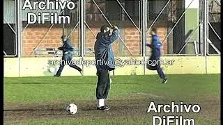 Entrenamiento de Velez Sarsfield con Carlos Bianchi - DiFilm 1995