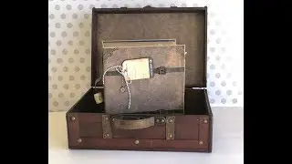 Travel themed Mini Album in a suitcase! Nitwit Collections!