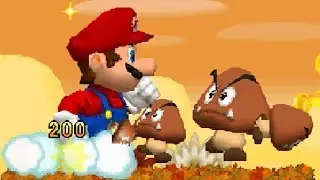 Newer Super Mario Bros DS Walkthrough - World 1 - Goldleaf Plains