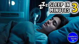 Calming Air Conditioner & Fan White Noise at Night | 10 Hours