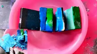 Chalk powdery Asmr with squash knife 🔪 buttery squash Chalk crushing #satisfying 