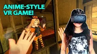 INTERESTING ANIME-STYLE VR GAME + LEAPMOTION SUPPORT | VR Walk & Run Review (Oculus Touch Gameplay)