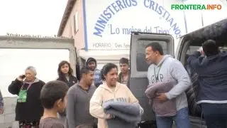Entregan cobertores en Terrazas del Valle