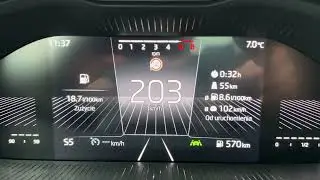 Skoda Scala 1.5 TSI DSG 150 HP, 100-230 Acceleration