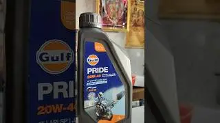 Gulf Engine Oil 20w-40🔥 #gulfoil #engineoil #trending #autospareparts #bestoil #yamaha #hero #honda