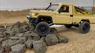 RC Obstacle Showdown! LC70 vs Defender vs Range Rover | Sand, Rocks & Climbs!