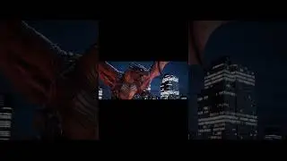 Red Dragon Monster Rampage! Metropolitan City Completely Destroyed #ai #monster #dragon