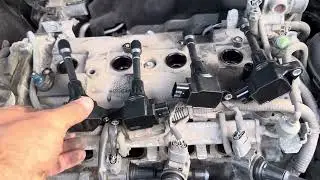 Replacing the coil packs and spark plugs on a 2011 Nissan Versa