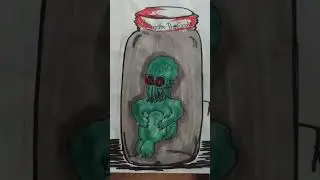 cthulhu atrapado  #cthulhu #profundo #lovecraft #lovecraftianhorror