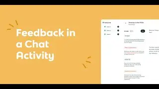 AI Tools: Viewing & Customizing Feedback in a Chat Activity in Knowt
