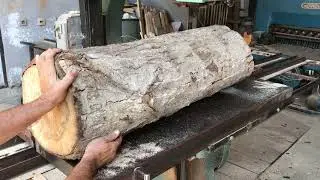 An Italian sawmill with a handmade wagon - BANSEK sa rucno radjenim vagonom - VINCENZO COSTANTINO