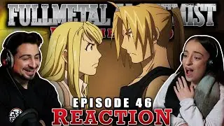 ED IS TALLER!! Fullmetal Alchemist: Brotherhood Episode 46 REACTION! | 