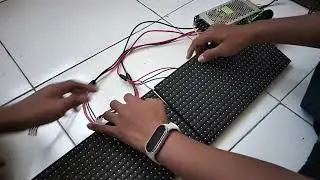 Perakitan dan Pengoperasian Running Text menggunakan LED Art