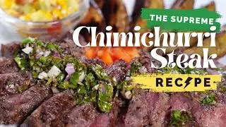 Simple chimichurri steak recipe with a spin! #TurboEGrill #PlugNGrill