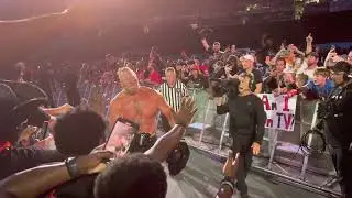 Brock Lesnar Exiting SummerSlam Live July 30, 2022