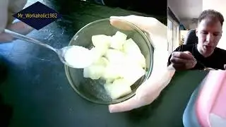 Honigmelonendessert mit Dinkelmilch