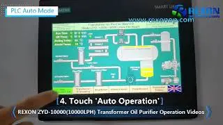 REXON High Capacity Transformer Oil Purifier PLC Fully Automatic Operation