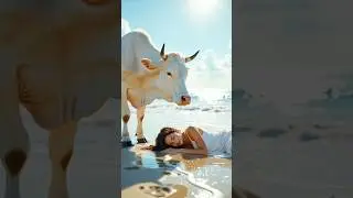 &ldquo;Brave Cow Saves Pregnant Woman from Ruthless Attackers&rdquo;#ai #women #save #cow