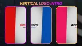 Vertical Logo Intro | After Effects | After Effects project