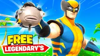 The SECRET to FREE Legendary Weapons in Season 4!  MIDAS Fish Location in Fortnite Season 4!
