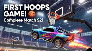 My FIRST Full Hoops Game! 🏀 Rocket League Basketball S21 Complete Match