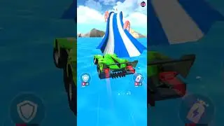 Sky High 🤩 Crazy Fast Car Racing Stunt Gameplay #Shorts Part-46