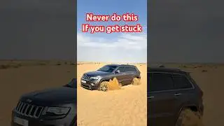 Getting stuck in the sand?? MUST WATCH.  #offroadrecovery #carstuckinsand #offroad