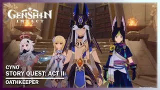 Cyno Story Quest 【Lupus Aureus: Act II - Oathkeeper】 | Genshin Impact (JP Dub)