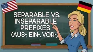 Separable vs Inseparable Verbs Explained | German Prefixes for Beginners (A1) 📚 Learn German easily