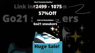 ajio Huge Sale on go21 sneakers! #shorts #ajiosale #ajio #ajiohaul #sale2021 #bigsale