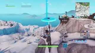 Fortnite Fortbyte #61 Location - Accessible by using Sunbird Spray on a Frozen Waterfall
