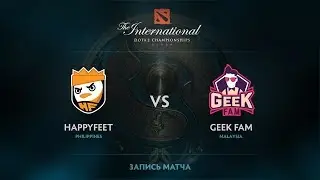 HappyFeet vs Geek Fam, The International 2017 SEA Qualifier