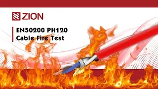 EN50200 PH120 Fire Resistance Cable fire test