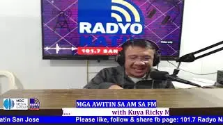 MGA AWITIN SA AM AT SA FM KASAMA SI RICKY M...