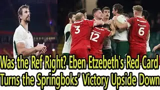 Red Card Drama in Rugby: How Etzebeth's Controversial Moment Changed Everything!