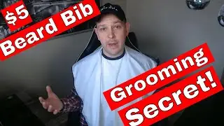 The Most Affordable Relationship Saving Purchase $5 on Amazon?? | Beard Bib Apron Grooming Review