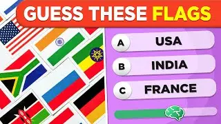 🚩 Flags of the World Quiz | Only 1 Is Correct!