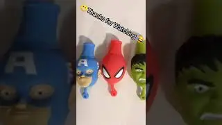 Hilarious Marvel Punch Balloons Super Hero | Mombierella Short #shorts #short #youtubeshorts