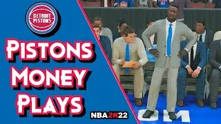 5 Pistons Money Plays In NBA 2K22 ! | Playbook Tutorial For MyTeam, MyNBA, & Play Now