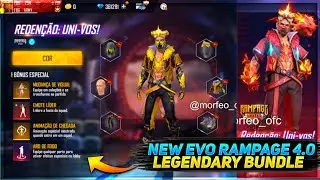 New Evolution Bundle 🔥 | Rampage 4.0 United Bundle Emote and Animation💥 | Rampage evo bundle🤯