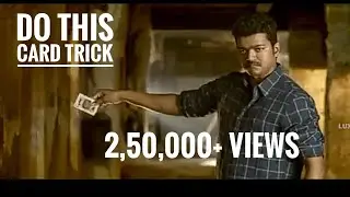 Mersal Interval card magic by Vijay | Learn it. Do it
