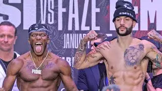 KSI vs. Faze Temperrr &bull; FULL WEIGH IN & FACE OFF | DAZN Boxing & Misfits 004