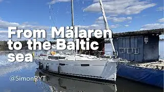 Sailing from M&auml;laren to the Baltic sea through Stockholm