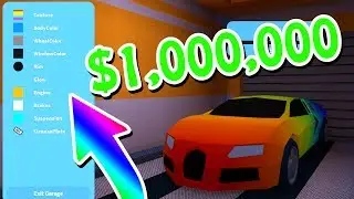 MAXING OUT THE BUGATTI ON ROBLOX JAILBREAK ($1,000,000 SPENT)