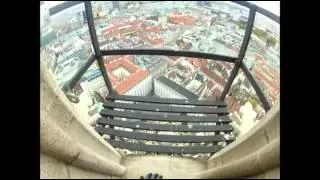 Klettern auf den Stephansdom in Wien