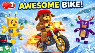 Super Bear Adventure Bike Gameplay 🏍️ | Snow Valley Ride 😱Super Bear Adventure