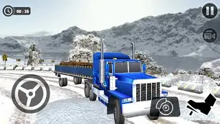 Offroad Cargo Transport Truck Driving Simulator 17 - Blue Truck Delivery - Android Gameplay 3D