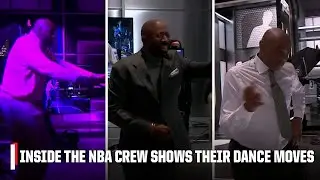Shaq, Chuck and Kenny showcase their introduction dance moves 😂🕺 | NBA Tip-Off