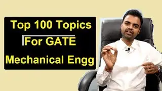 GATE 2020- Top 100 Most Important Topics of Mechanical Engineering for GATE 2020 Hindi